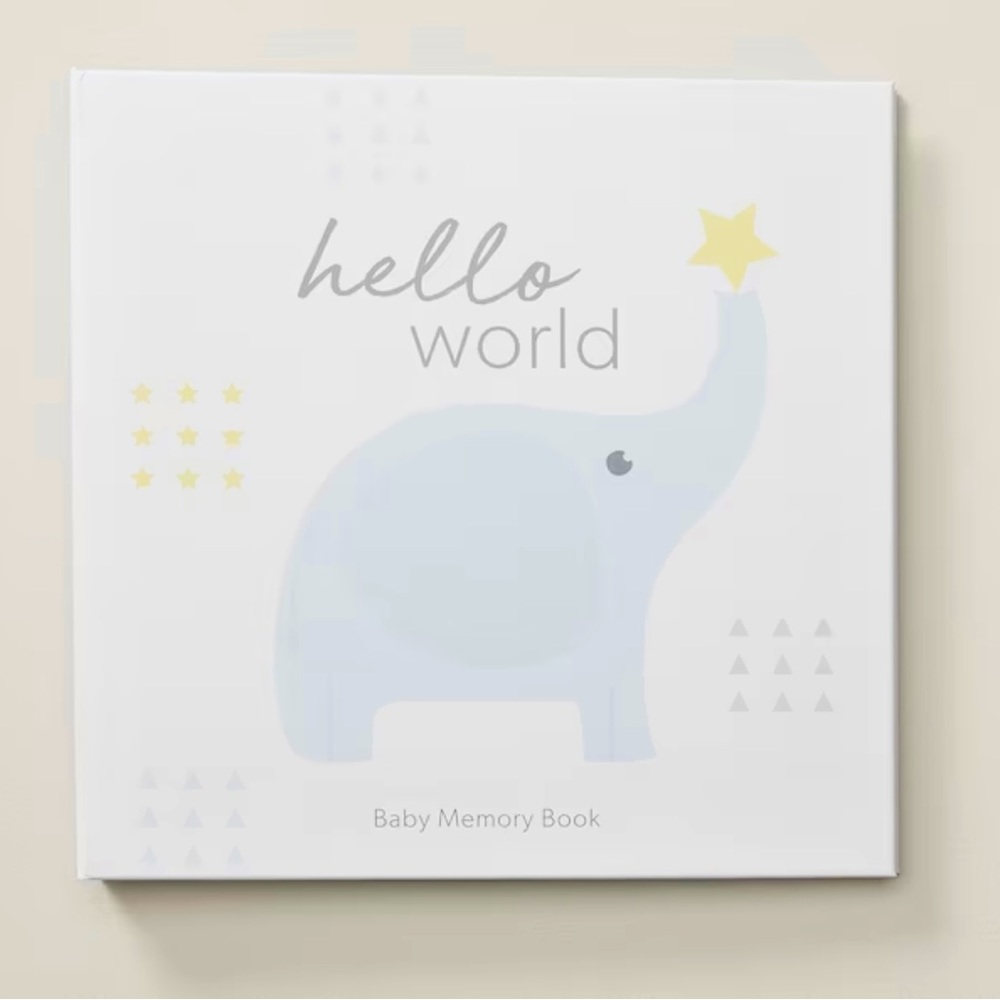 Indigo HELLO WORLD BABY MEMORY BOOK